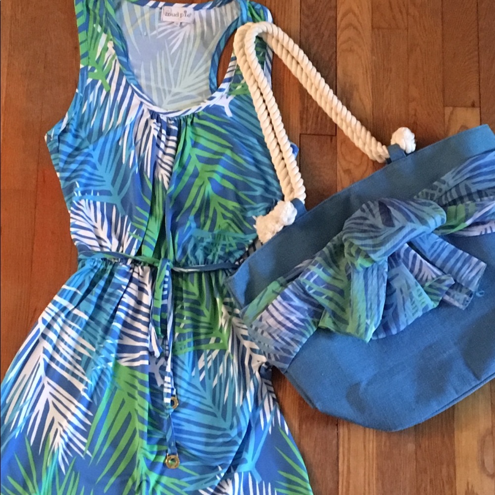 Mud Pie Sundress & Tote